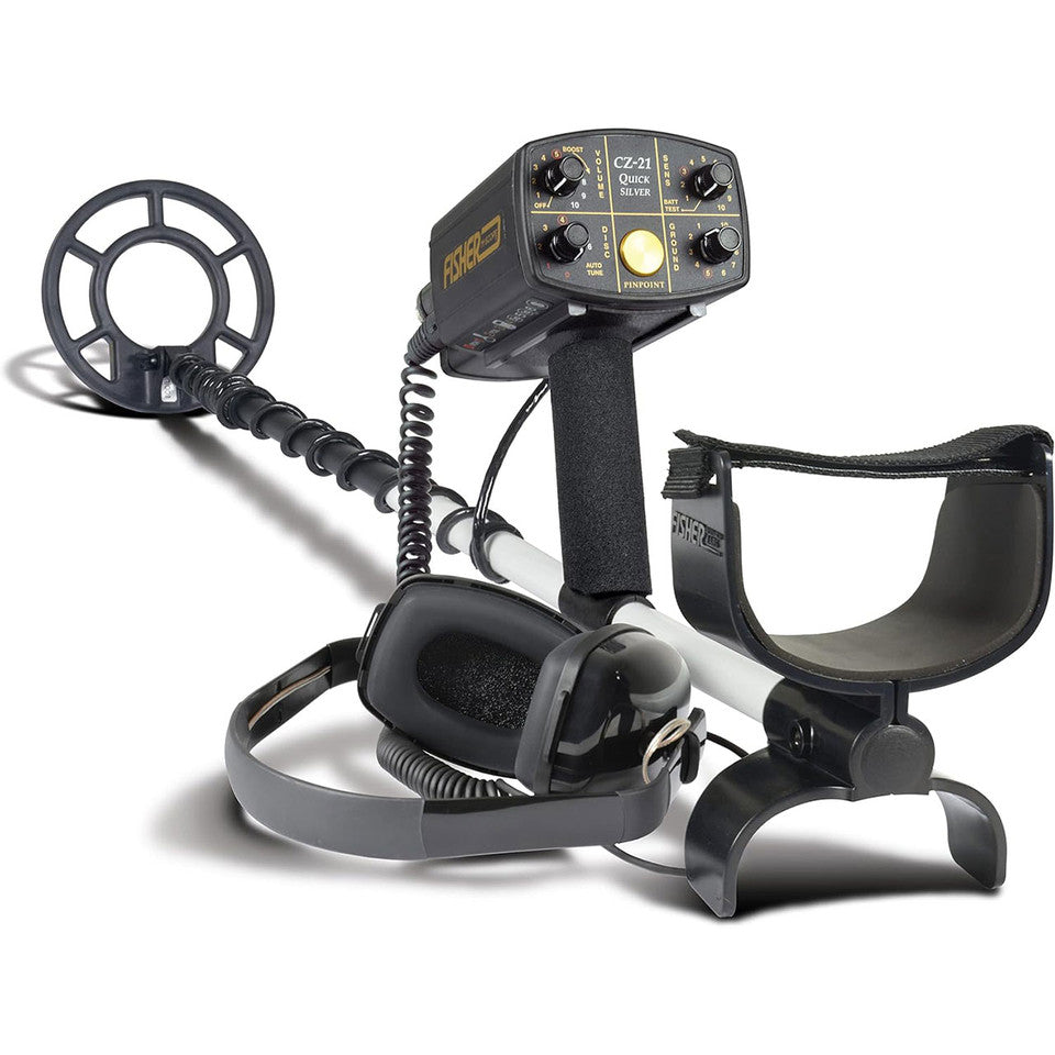 Fisher CZ-21 Metal Detector with 8" Search Coil